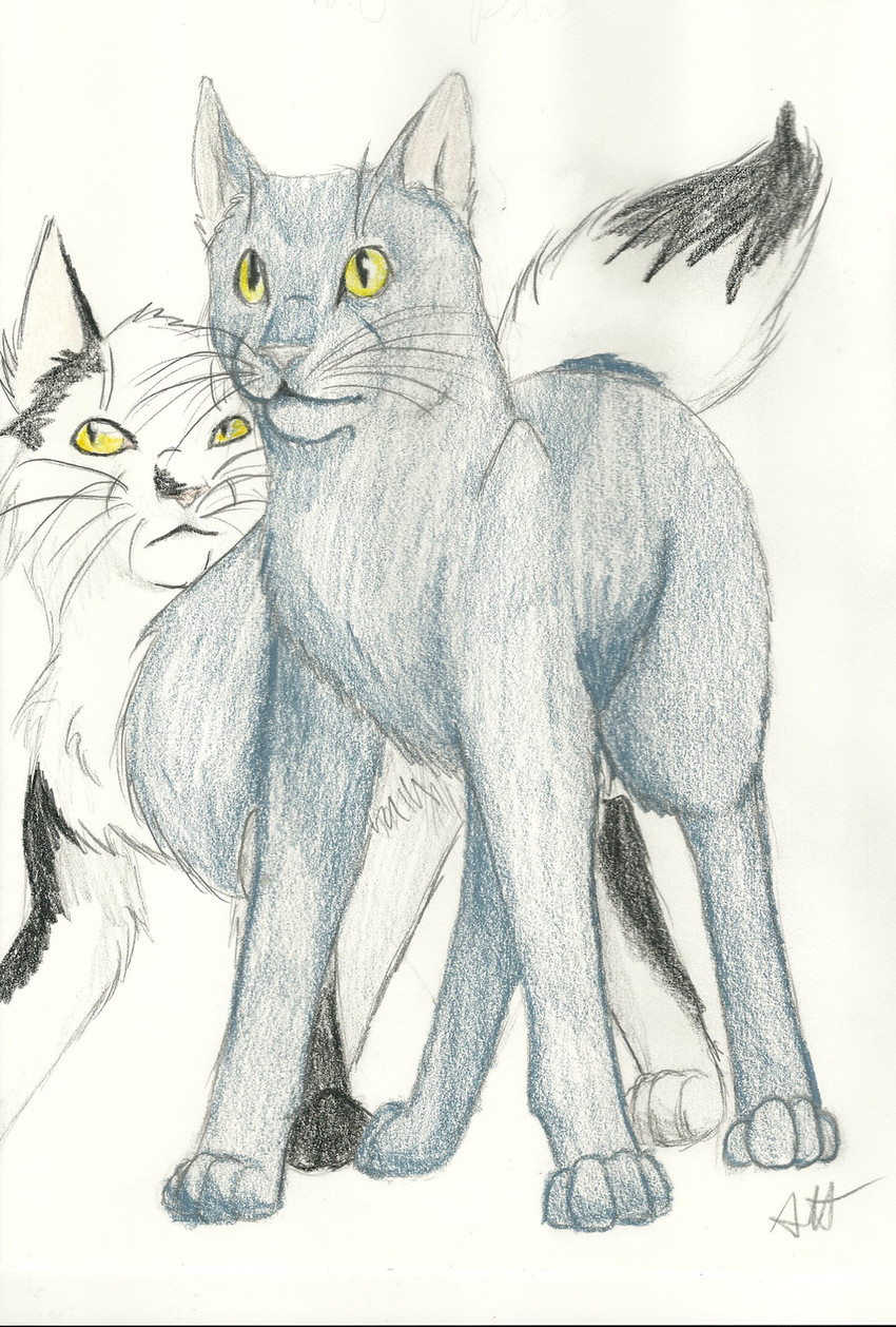 holly and varjak paw (varjak paw) created by stormthered