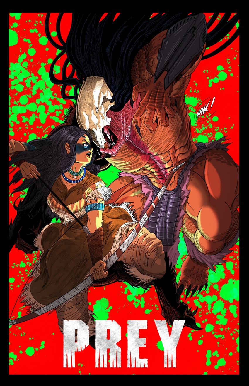 naru (predator (franchise) and etc) created by mackattackart