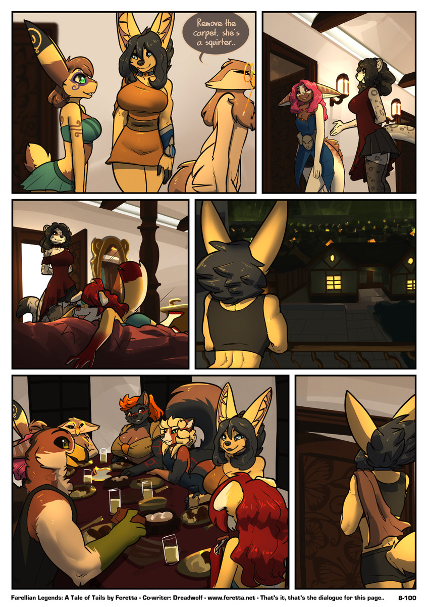 mariah, birk blackbeak, fenavi montaro, morgan laranda, arietta lyn, and etc (tale of tails) created by feretta