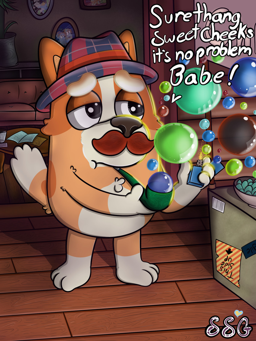 bingo heeler and precious (bluey (series)) created by somestickygoo