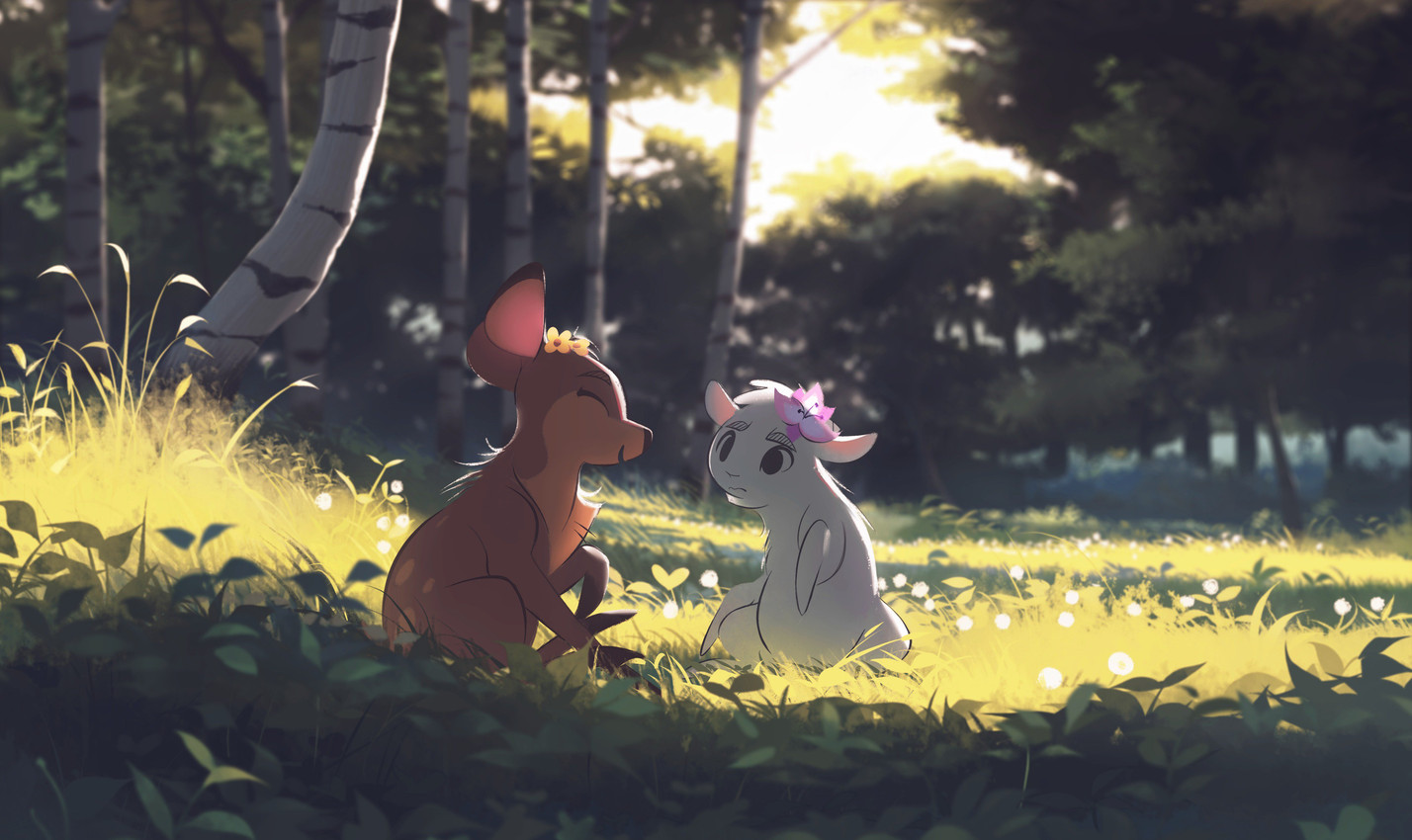 ansel and olive created by itsdanfango