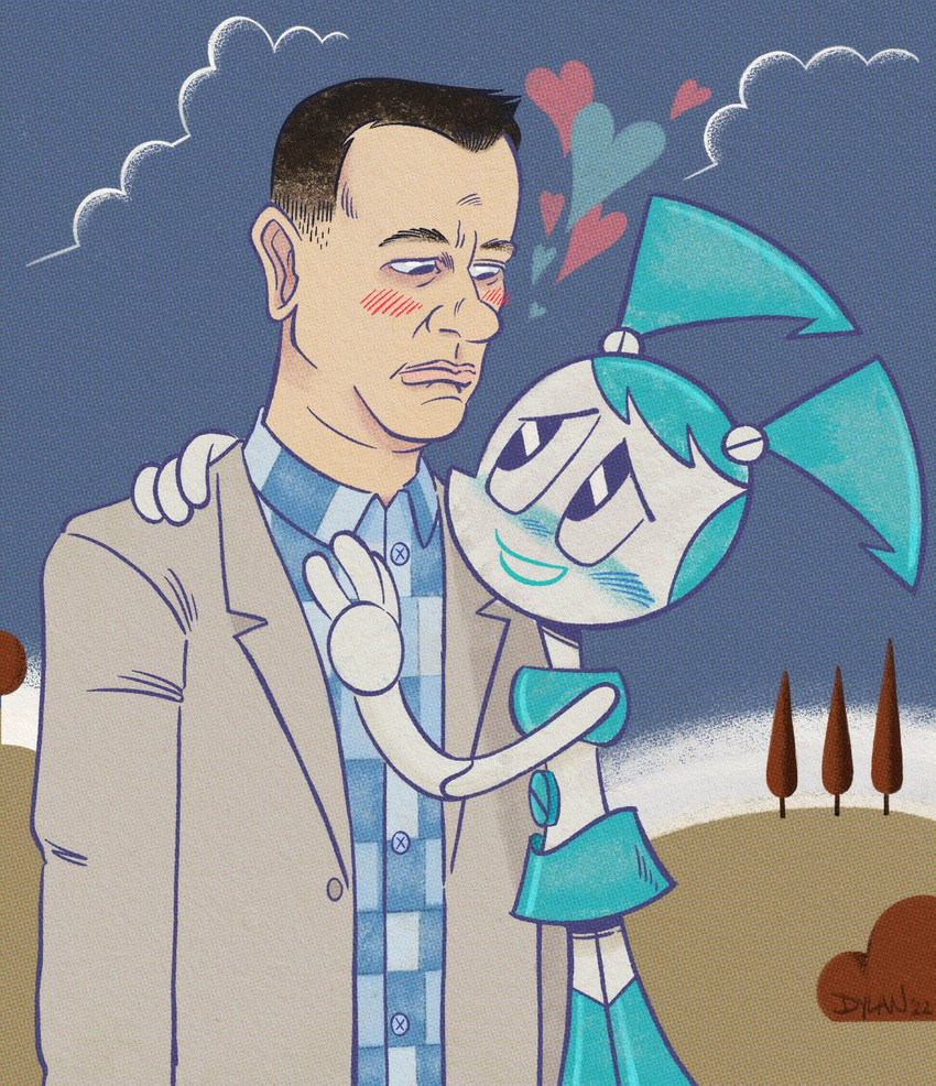 forrest gump and jenny wakeman (my life as a teenage robot and etc) created by dylanhking