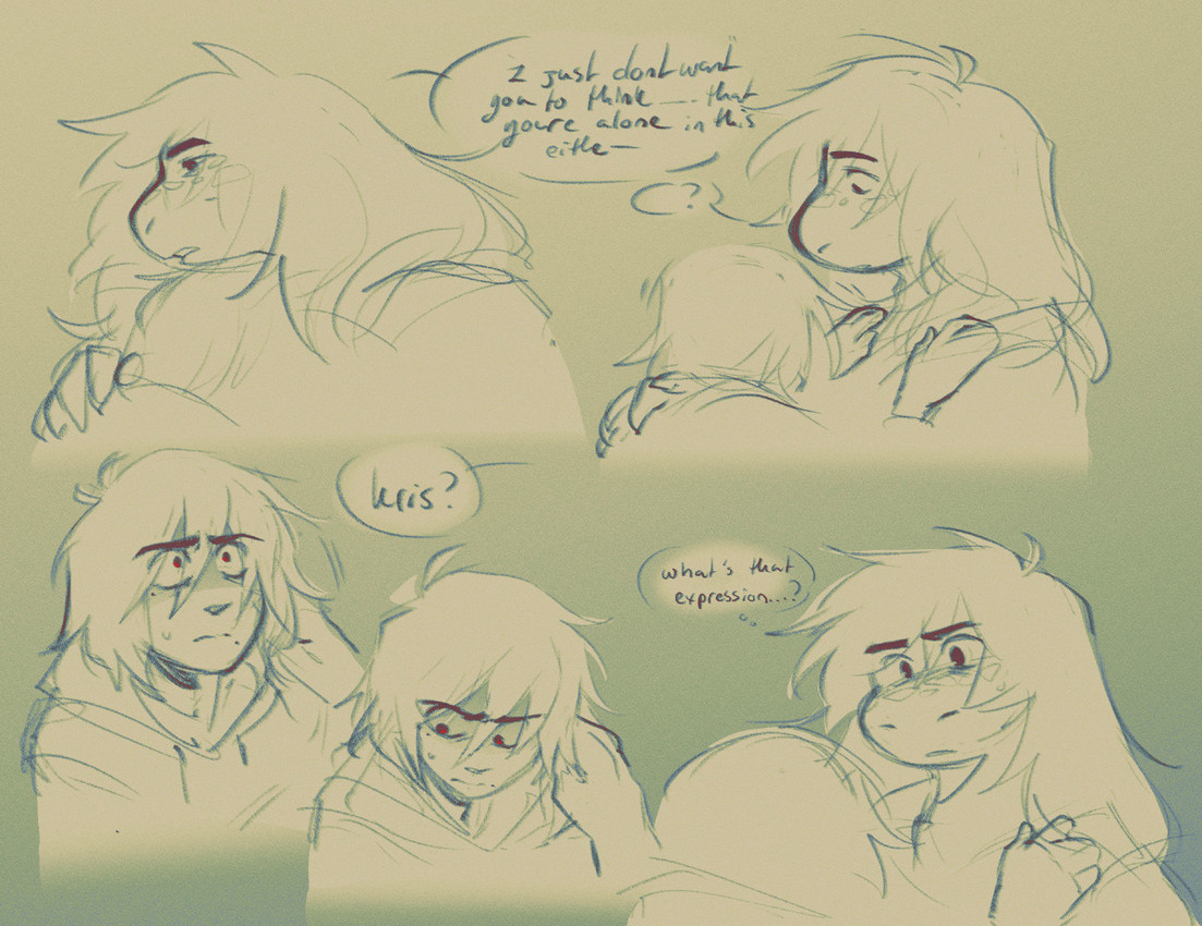 kris and susie (undertale (series) and etc) created by thelostmoongazer