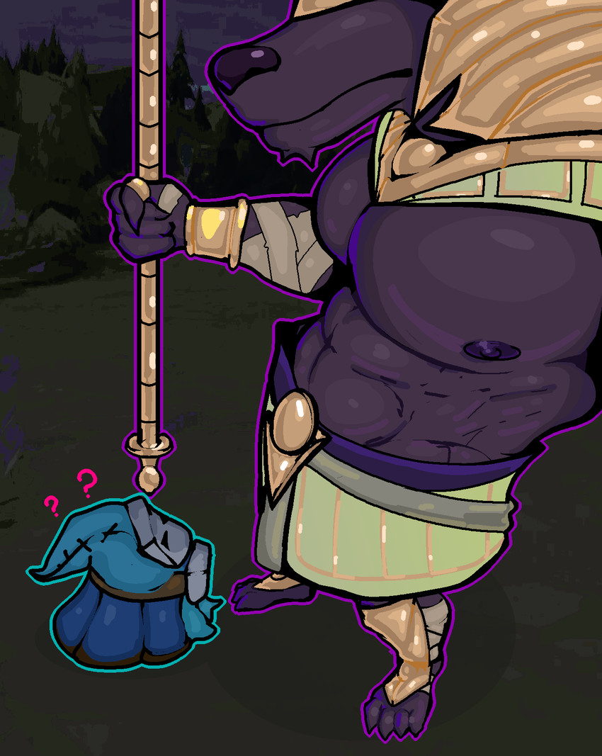 nasus (league of legends and etc) created by velvetdraw