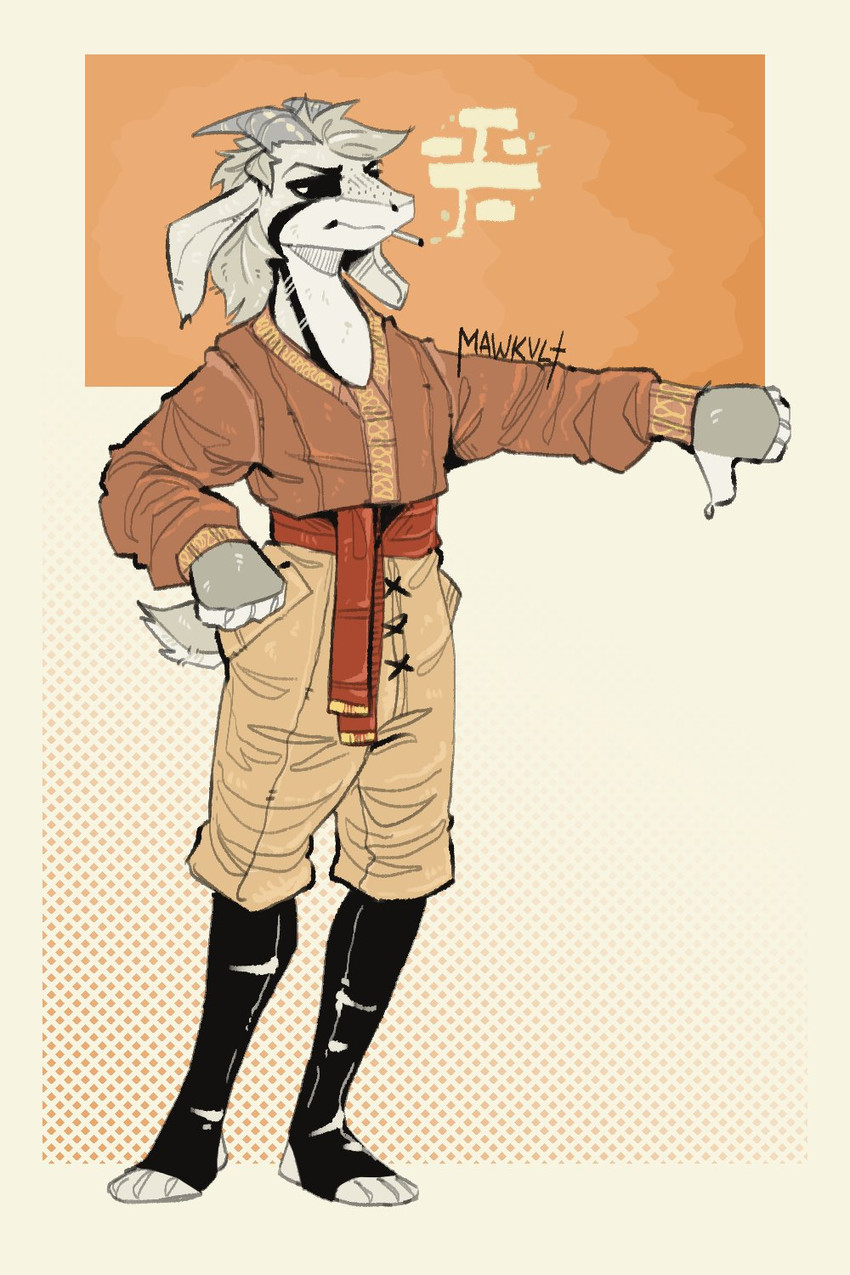 asriel dreemurr (undertale (series) and etc) created by mawkvlt