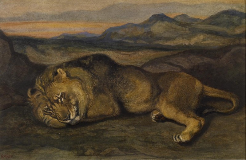 public domain and etc created by antoine-louis barye