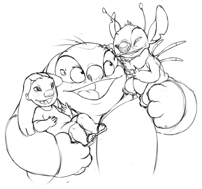 jumba jookiba, lilo pelekai, and stitch (lilo and stitch and etc) created by lullaby of the lost