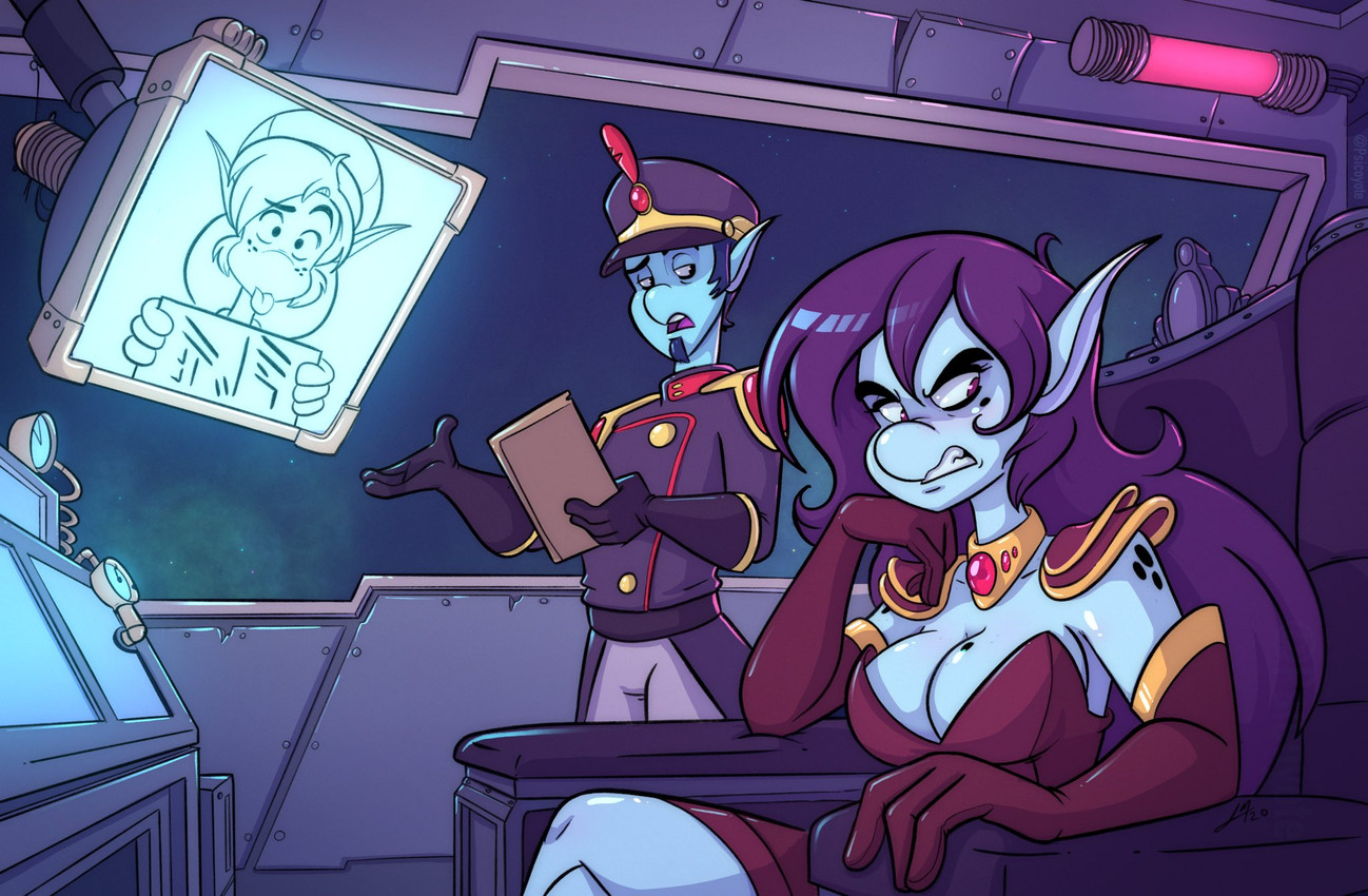 io, unnamed character, and vesta created by psicoyote