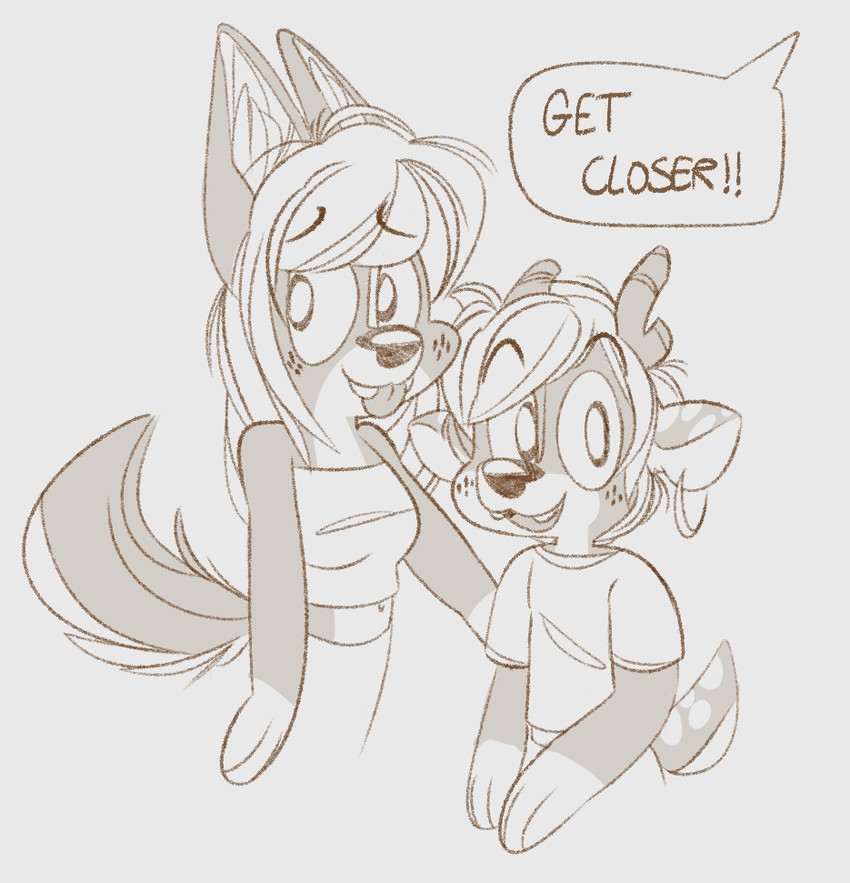 riley and wolfie created by wolfplush