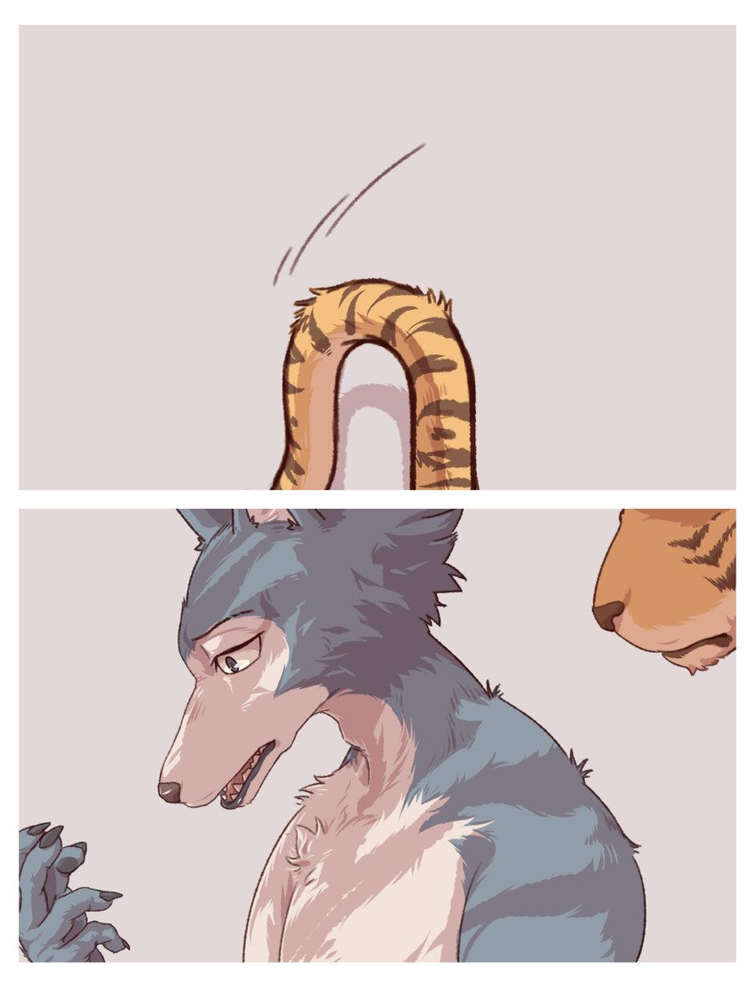 bill and legoshi (beastars) created by sadness hao