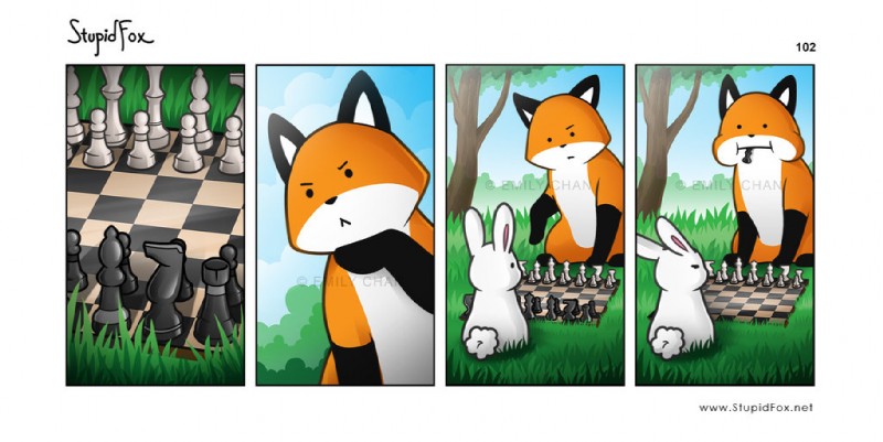 stupidfox created by emily chan