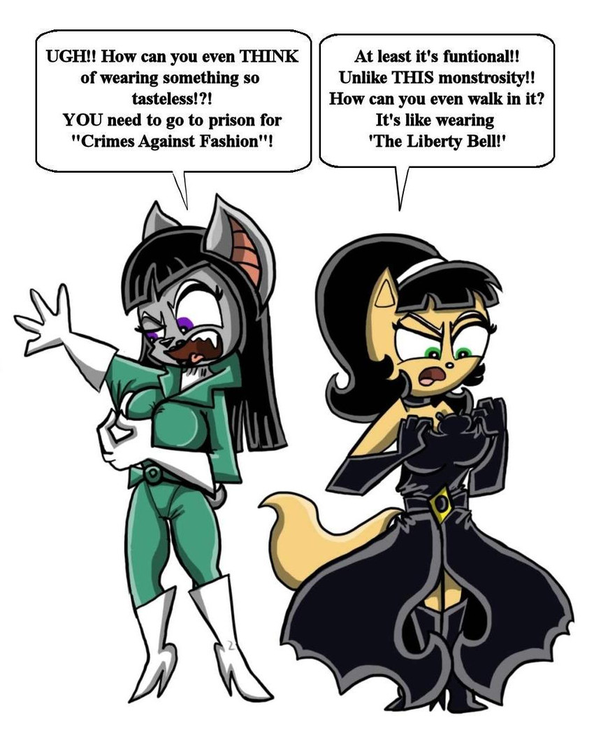 kitty katswell and lady malmsteen (t.u.f.f. puppy and etc) created by shinragod