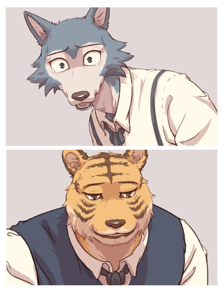 bill and legoshi (beastars) created by sadness hao