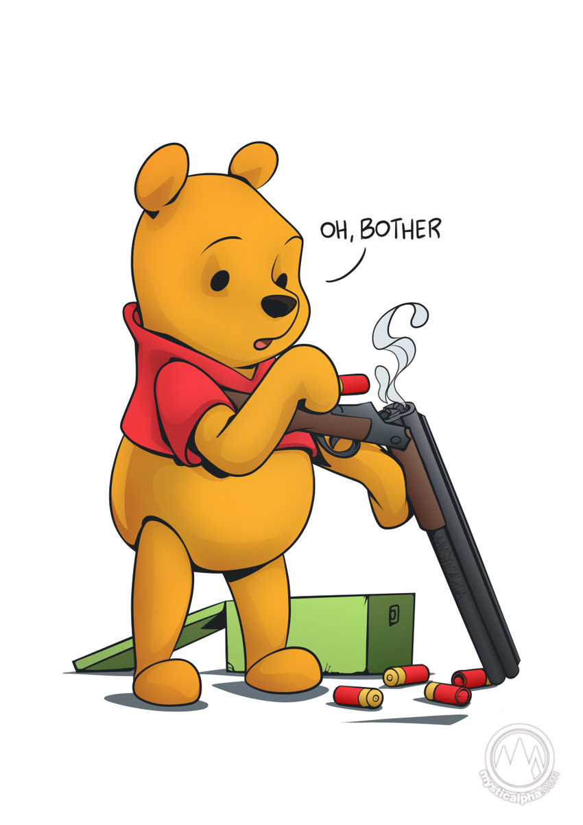 pooh bear (winnie the pooh (franchise) and etc) created by mysticalpha