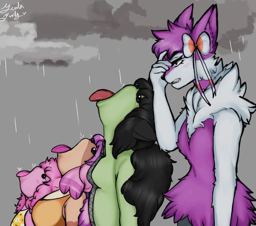 akawaba, gir, girda skunk, and nino (invader zim and etc) created by menta monty