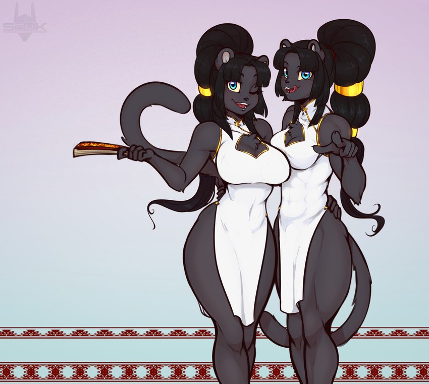 nalia and thalia created by scorpdk