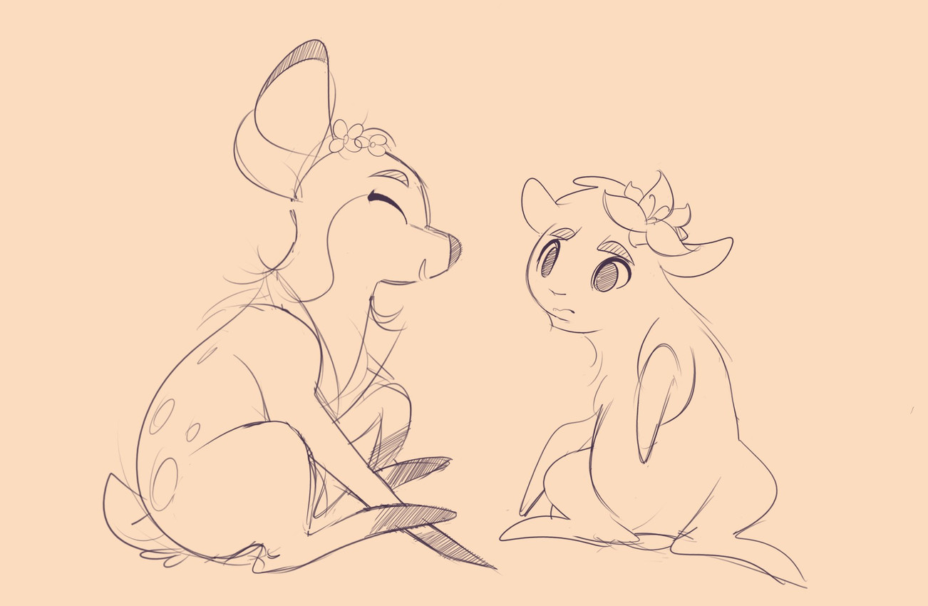 ansel and olive created by itsdanfango