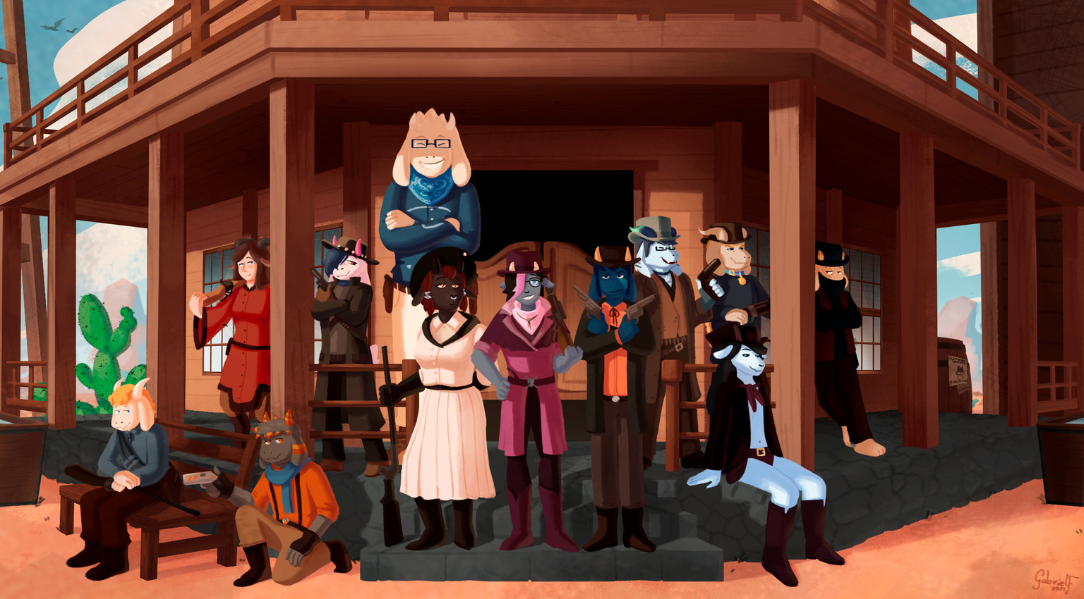 powell, rose, cake, kayin dreemurr, gusta, and etc created by cosmic leaf
