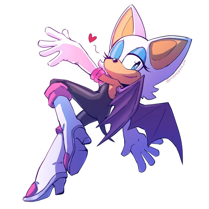 rouge the bat (sonic the hedgehog (series) and etc) created by maskedgolem