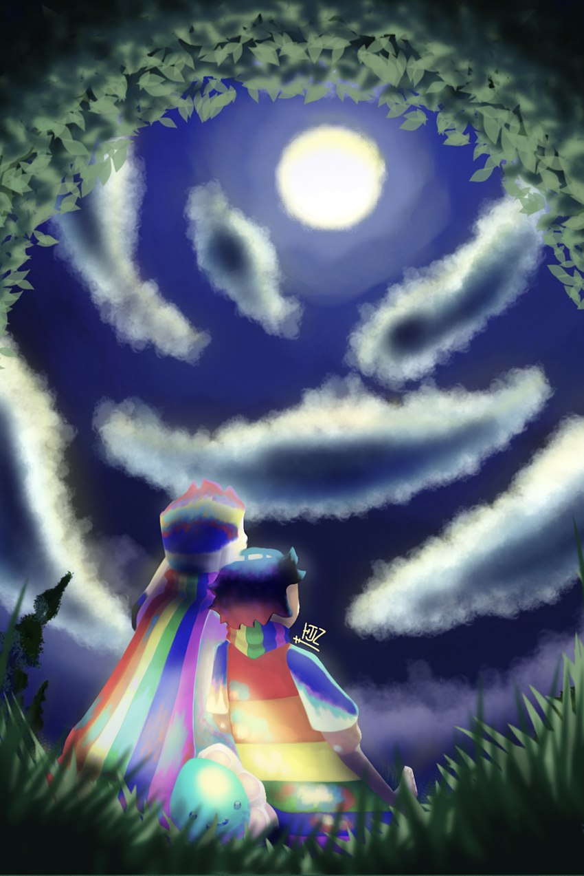 henry peace, leo the slime, and zandriel (lgbt pride month) created by recordradioblue