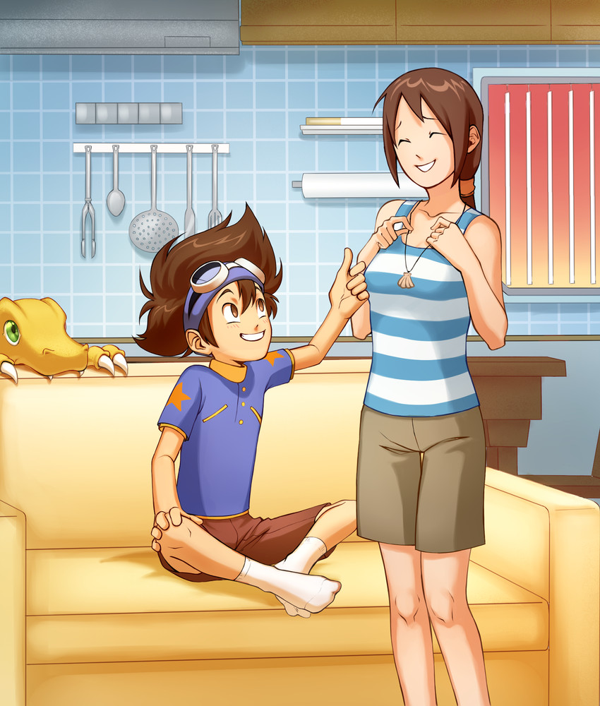 taichi kamiya and yuuko kamiya (bandai namco and etc) created by kitsune2000