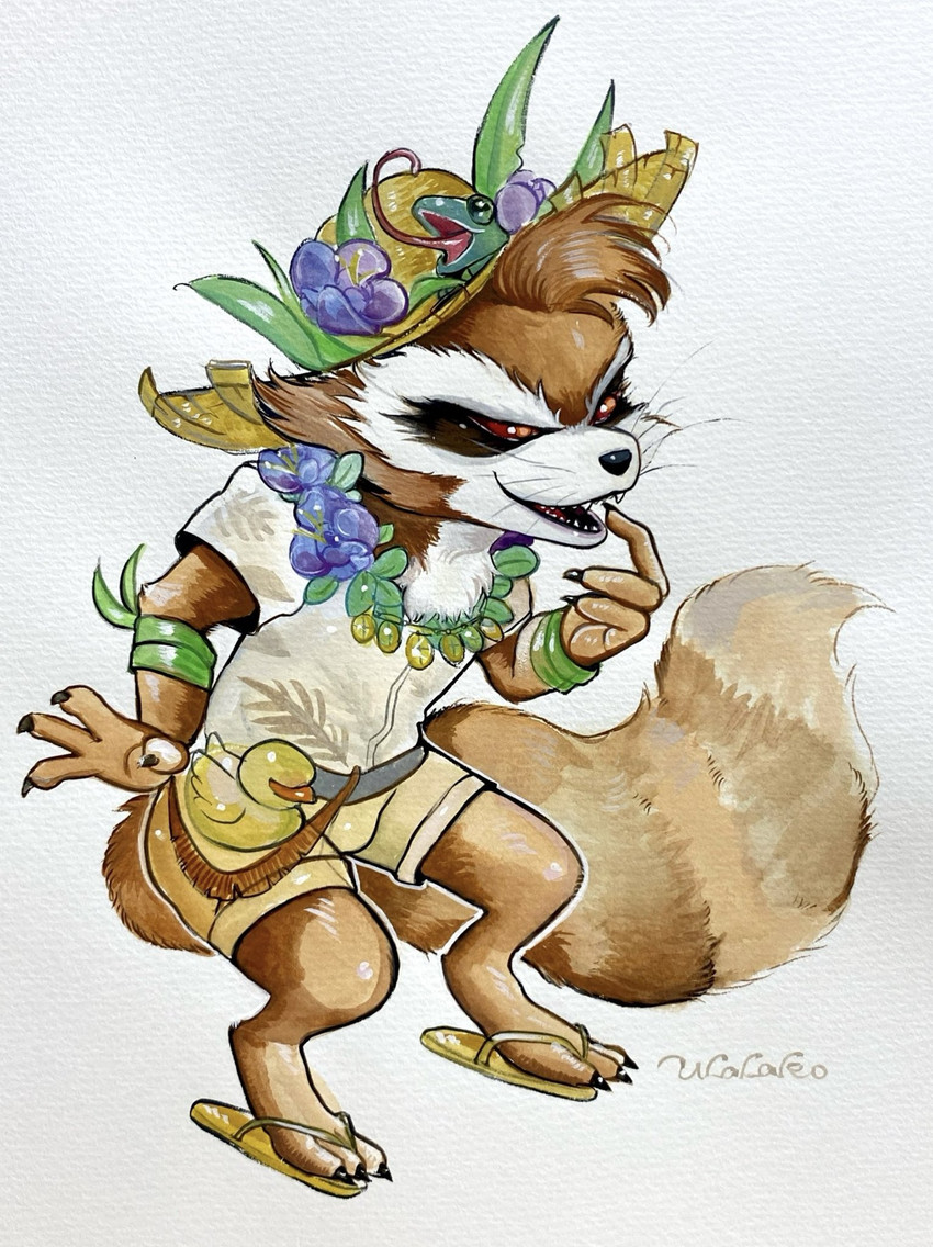 rocket raccoon (guardians of the galaxy and etc) created by ulala ko