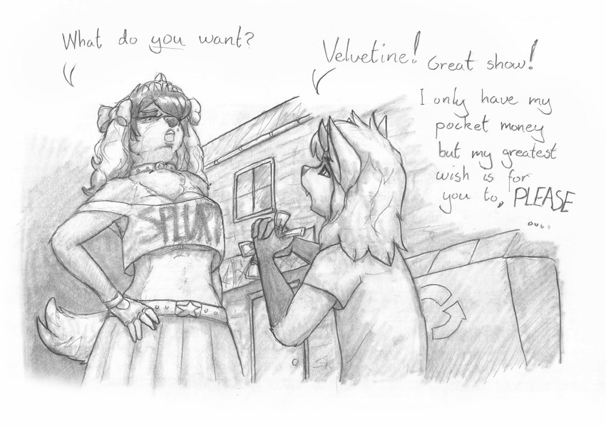levi campbell and velvetine created by meowmere