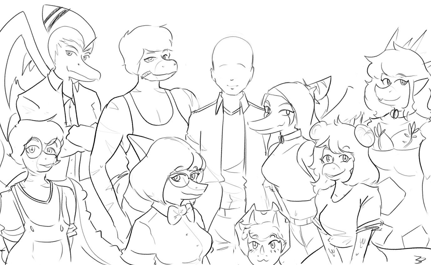 anon, stella, naomi, naser, trish, and etc (goodbye volcano high and etc) created by arsenic iii