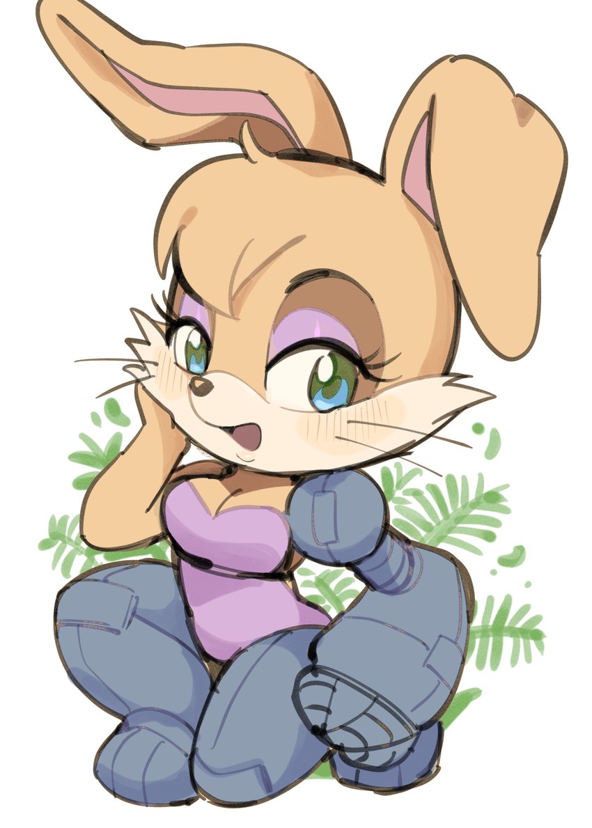 bunnie rabbot (sonic the hedgehog (series) and etc) created by oposa