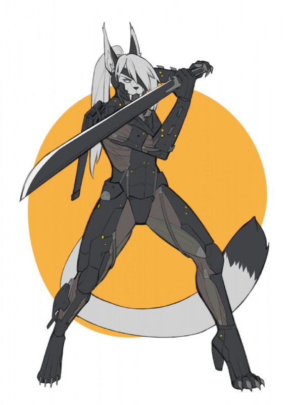 raiden and snow (metal gear rising: revengeance and etc) created by spearfrost