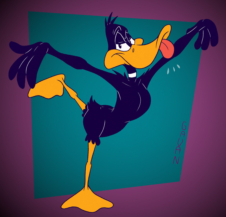 daffy duck (warner brothers and etc) created by gavanzude