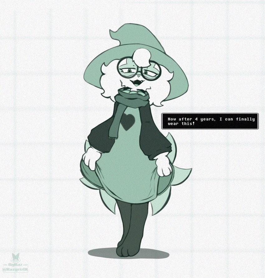 ralsei (undertale (series) and etc) created by razgrizdl