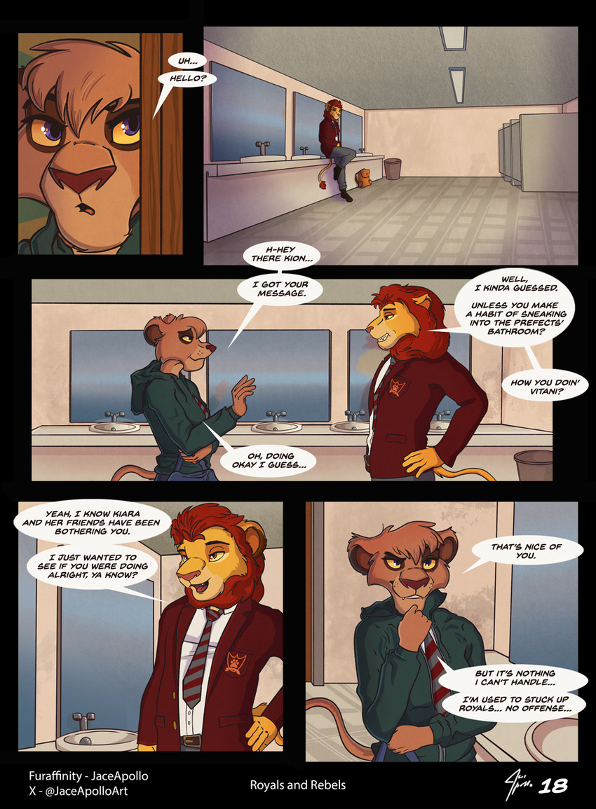 kion and vitani (the lion guard and etc) created by jace apollo