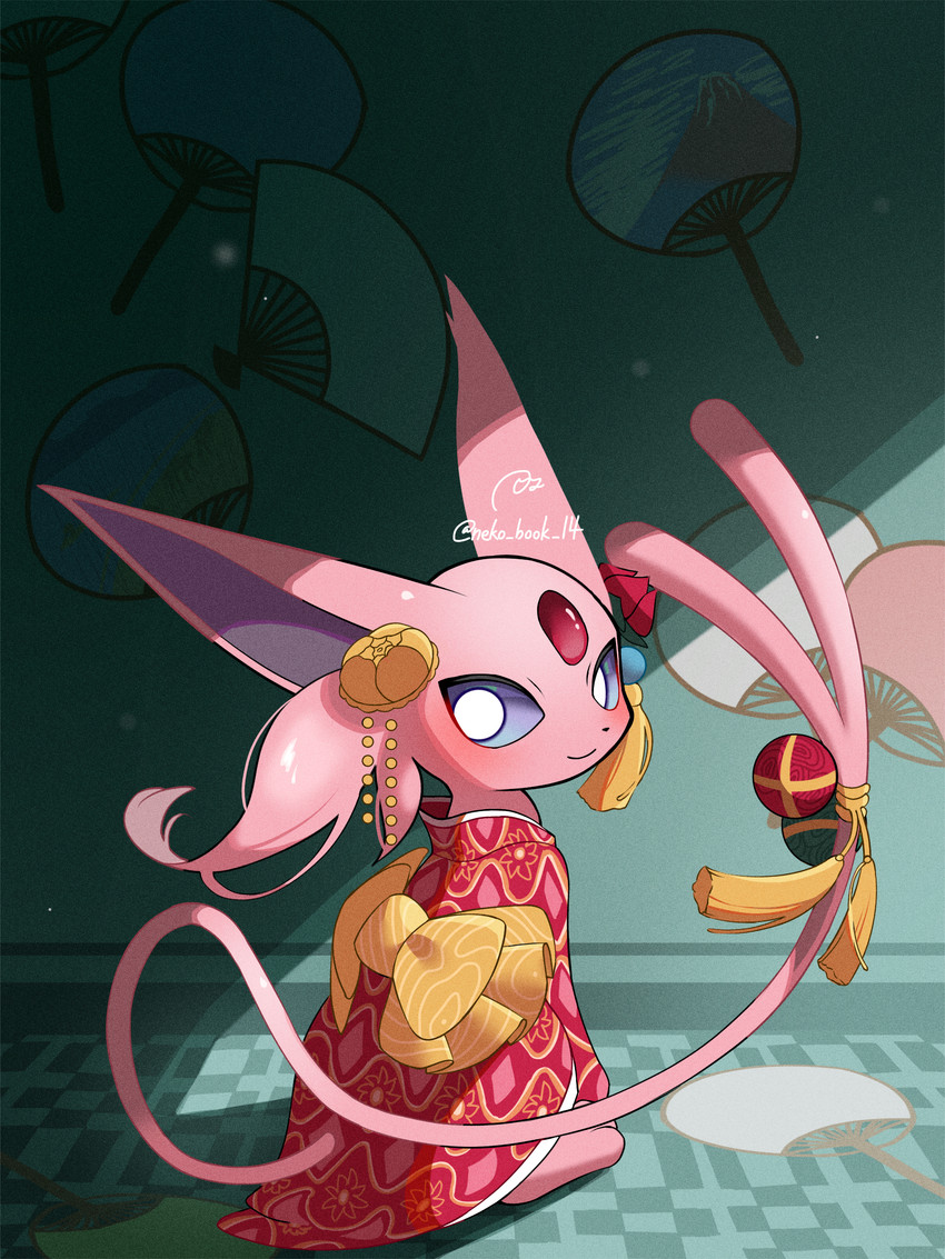 pokebuki style espeon (pokemon unite and etc) created by kashiwa gnu