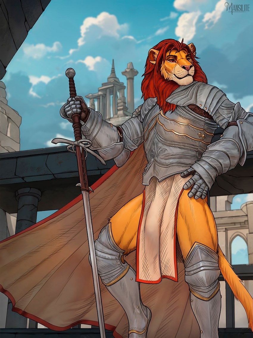 simba (the lion king and etc) created by mansilite