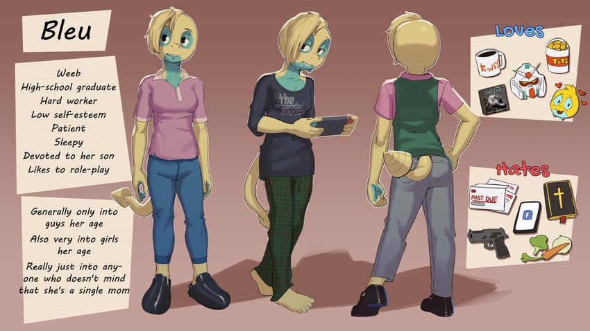 bleu bencivenni and caprino bencivenni (nintendo switch and etc) created by apis (artist)