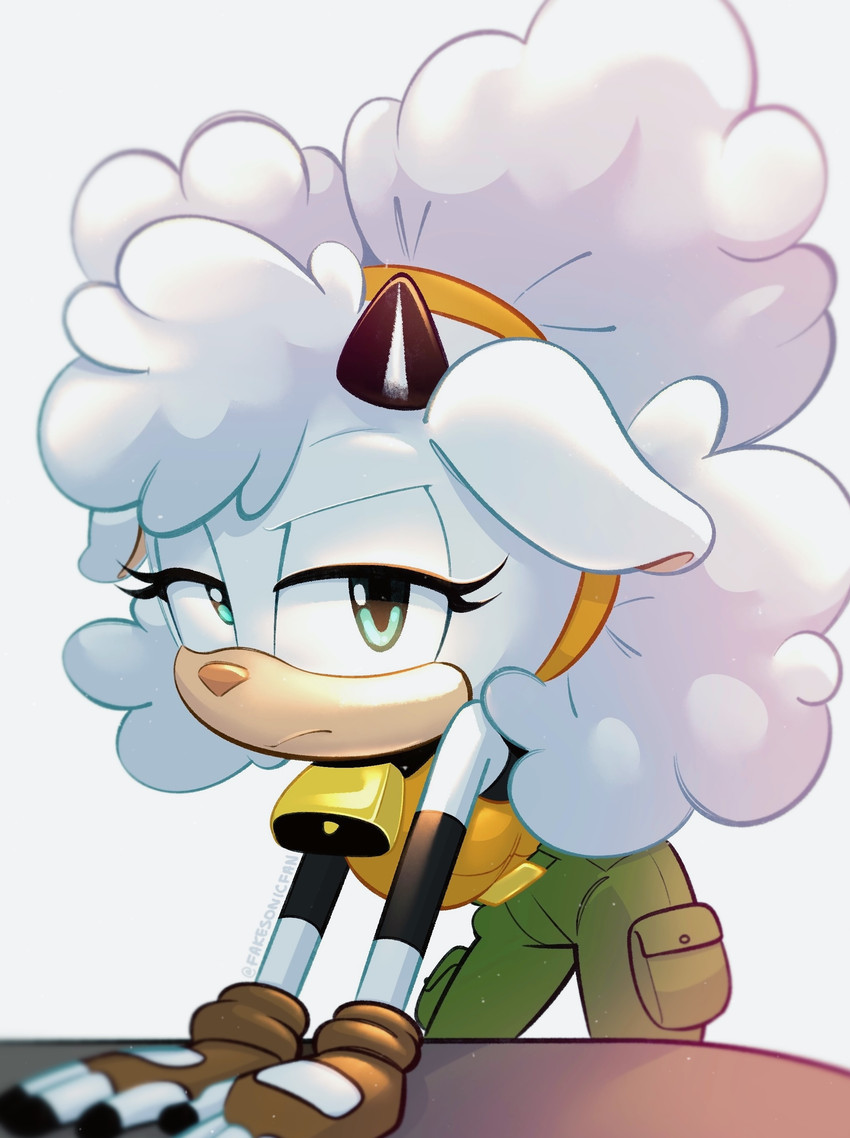 lanolin the sheep (sonic the hedgehog (comics) and etc) created by fakesonicfan