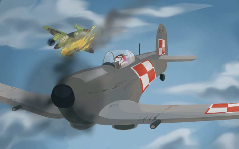 azaly (supermarine spitfire) created by sleepyalbus