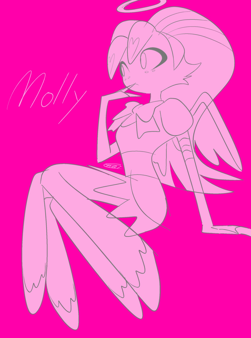 molly (hazbin hotel and etc) created by enaic31