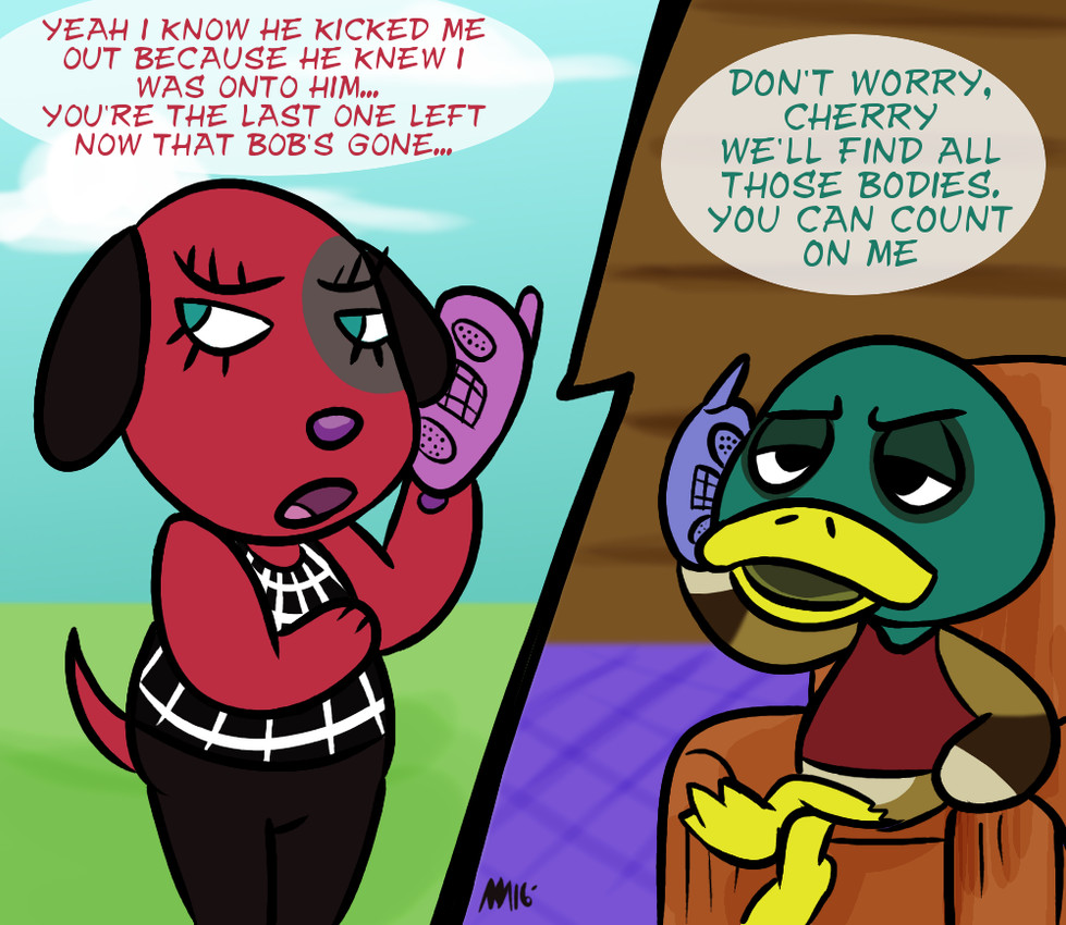 cherry and drake (animal crossing and etc) created by annie-mae