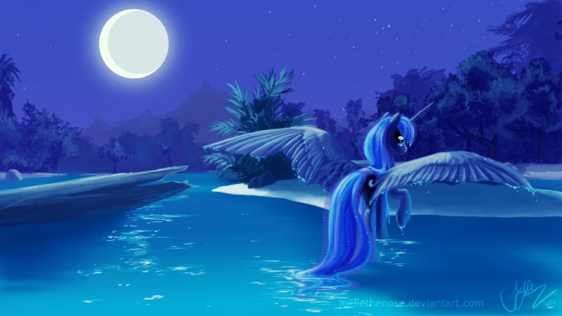 princess luna (friendship is magic and etc) created by joellethenose