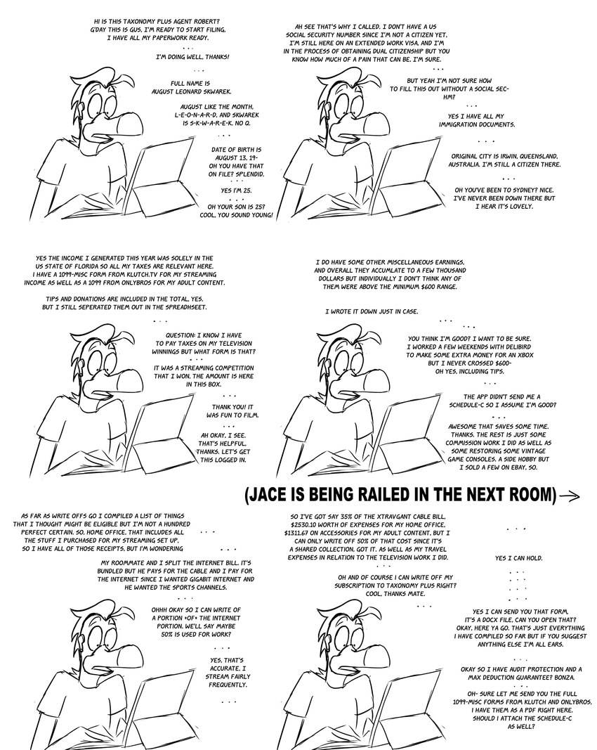 gus skwarek (april fools' day) created by secretgull