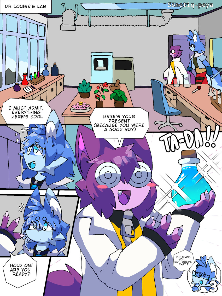 dr louise and jin (xenoverse (sonotiq-poya series)) created by sonotiq-poya