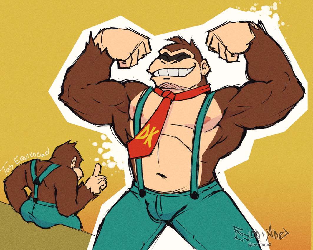 donkey kong (you may spank it once and etc) created by ryonane