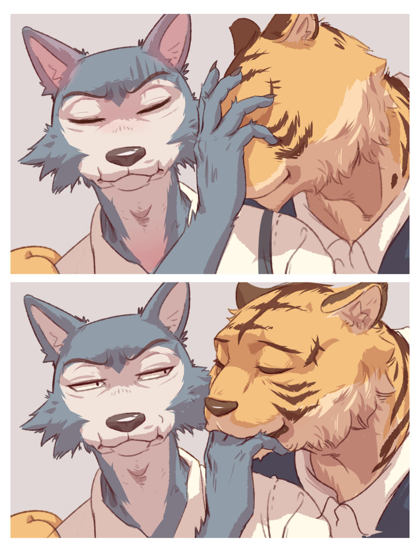 bill and legoshi (beastars) created by sadness hao