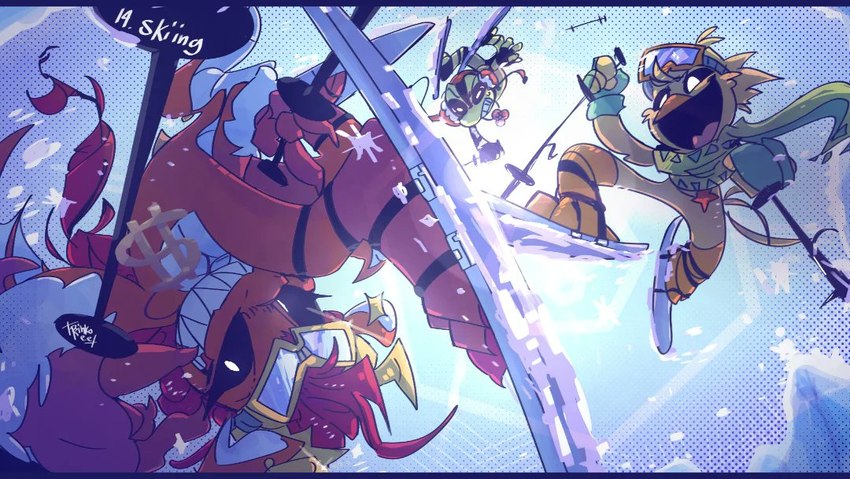 icky licky, kickinchicken, and simon smoke (nightmare critters and etc) created by rinkoree