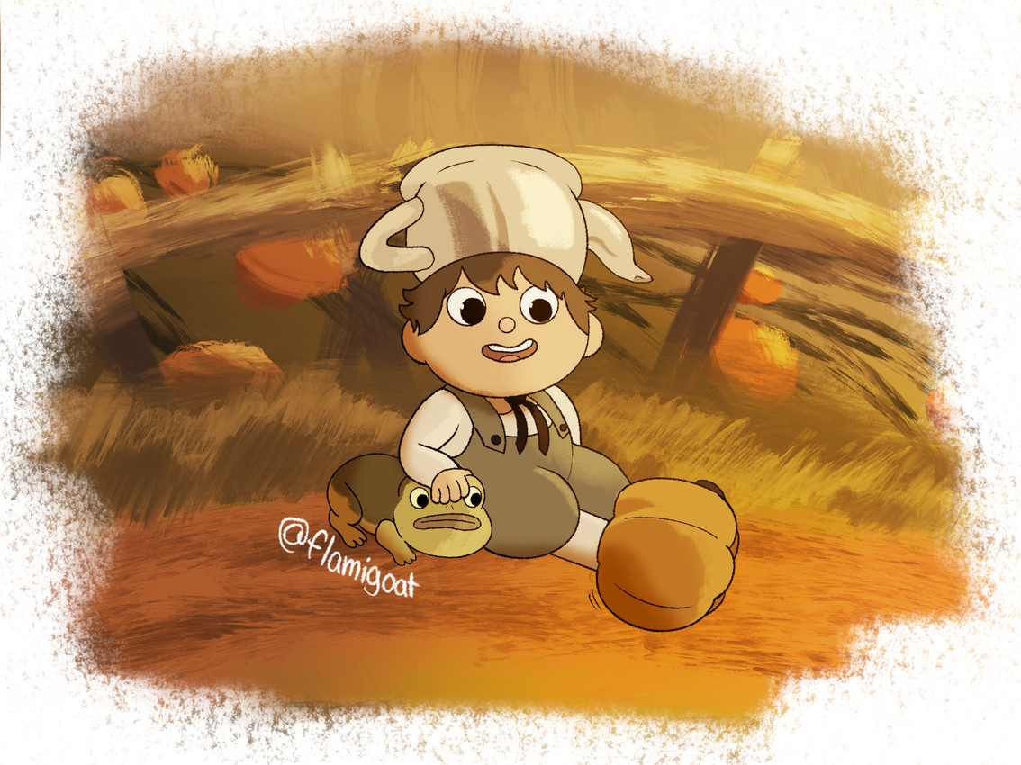 frog and gregory (over the garden wall) created by flamigoat