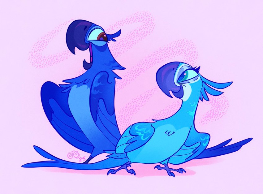 blu and jewel (blue sky studios and etc) created by janegumball