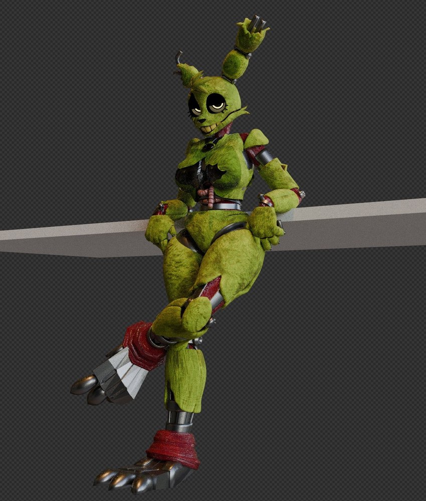 springtrap (five nights at freddy's 3 and etc) created by thewr13r