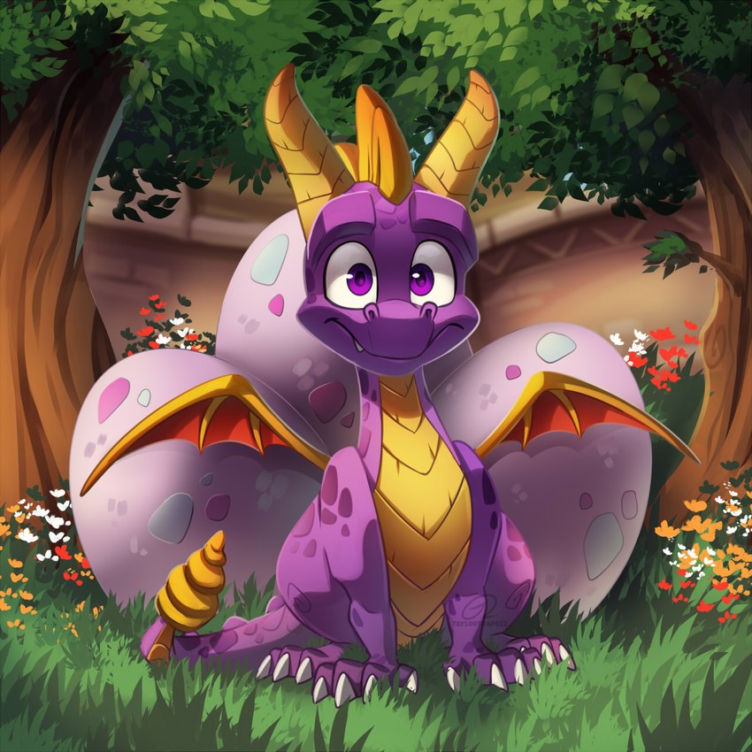 spyro (european mythology and etc) created by taylortrap622